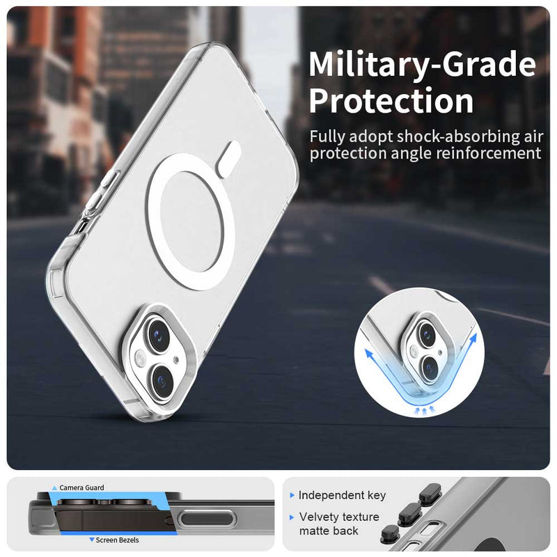 Phone Case for iPhone 13, Compatible with Magsafe,Shockproof Magnetic Case Cover