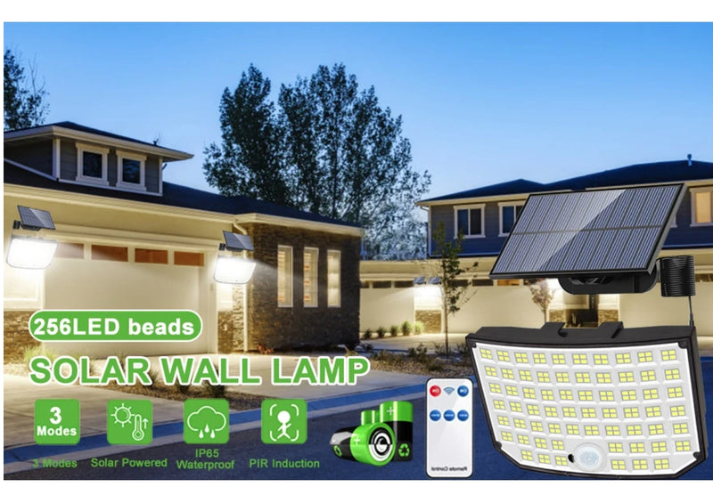 Outdoor Solar Lights Motion Sensor Flood Lights Wall Lights Yard Patio Gard