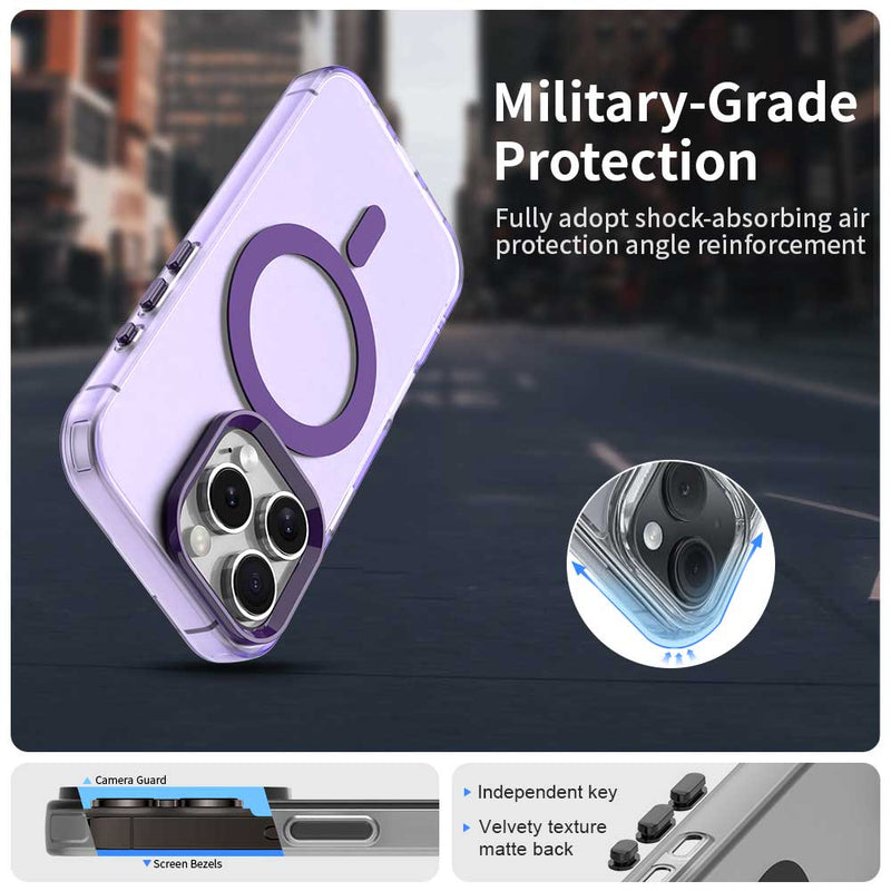 Phone Case for iPhone 16 Pro Max, Compatible with Magsafe,Shockproof Magnetic Case Cover