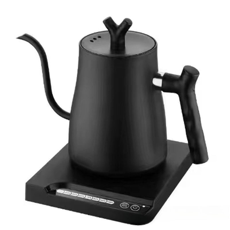 1L Stainless Steel Electric Kettle with Temperature Indicator Auto Shut-Off