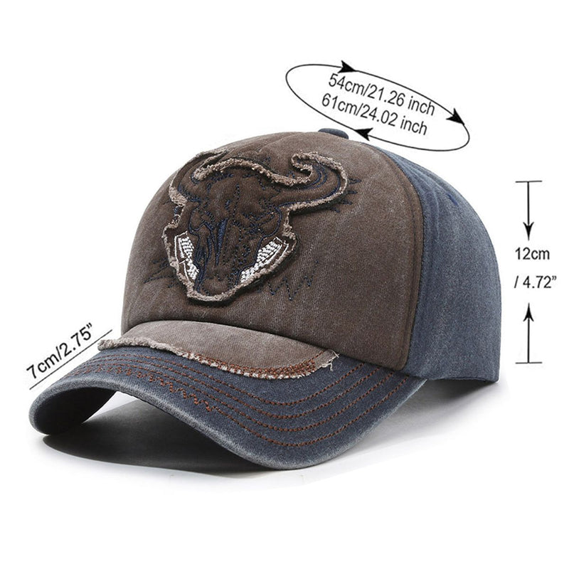 Vintage retro Cotton Snapback Baseball Cap Adjustable Unisex Sport Cap
