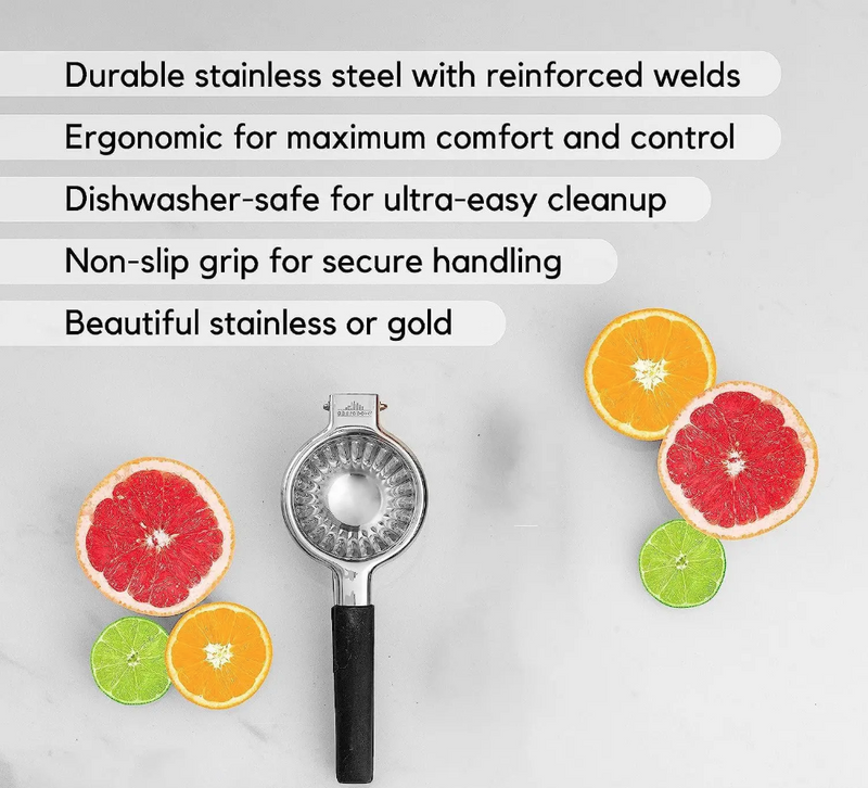 IPSTYLE Duty Stainless Steel Lemon Squeezer Premium Quality Metal Aluminum Alloy Lemon Squeezer