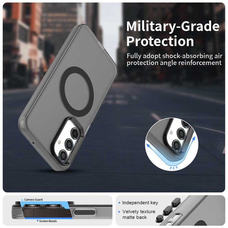 Phone Case for Samsung Galaxy M35 5G, Compatible with Magsafe,Shockproof Magnetic Case Cover