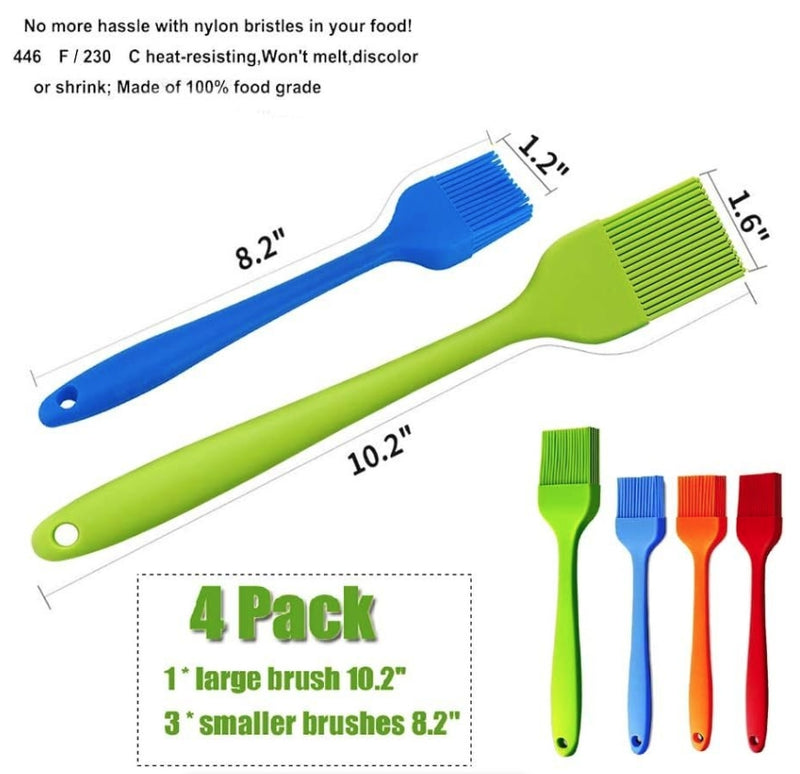 Grill Basting Brush Silicone Pastry Baking Brush BBQ Brush