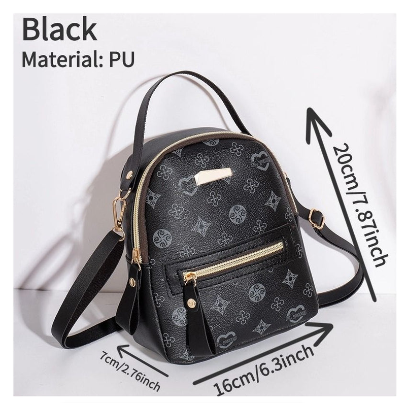 Woman Fashion Mini Backpack - Handbag
