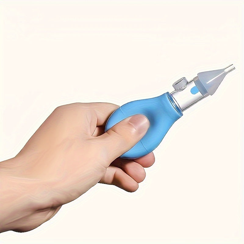 Manual Baby Nasal Aspirator – Medical-Grade Silicone Snot Pump for Newborns