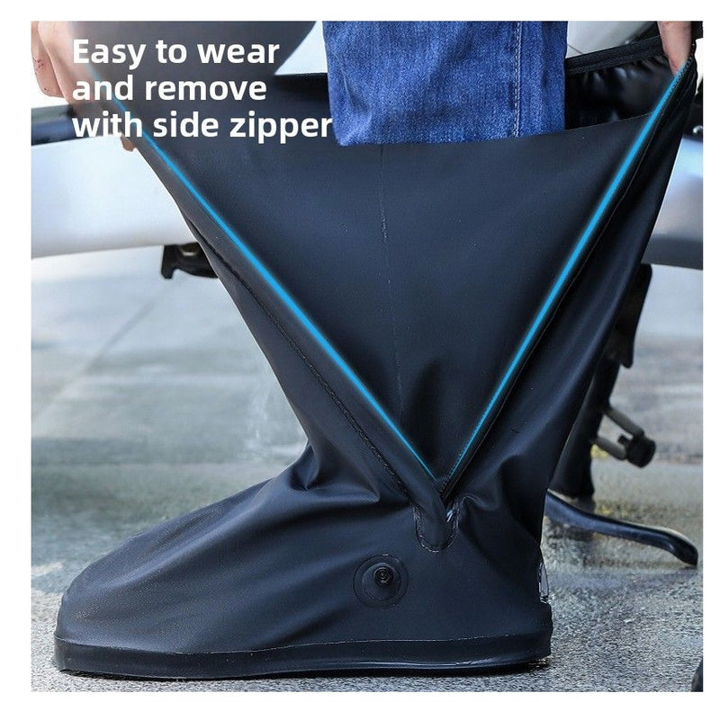 IPSTYLE Reusable Rain Shoes Cover Non-Slip Boot Covers Unisex Bicycle Shoes