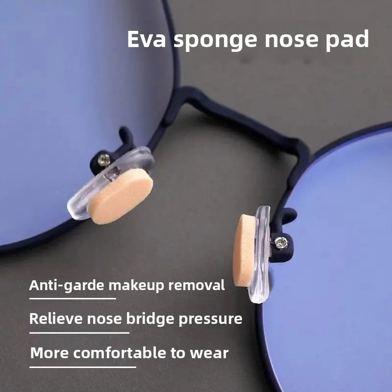 8Pcs Soft Foam Nose Pads – Self-Adhesive Eva Anti-Slip Unpressurized Pads For Glasses
