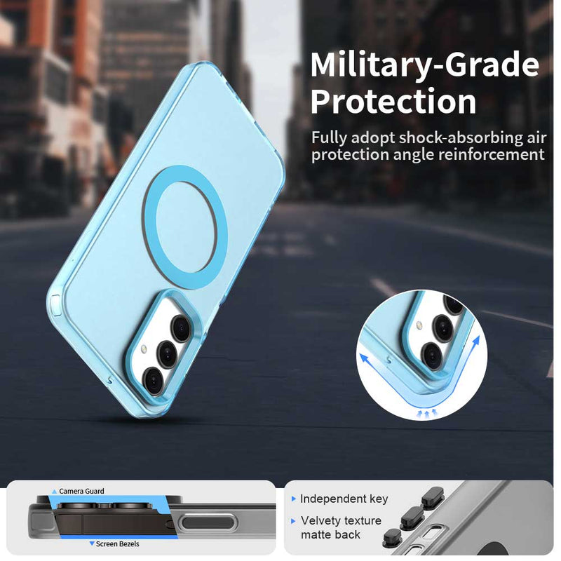 Phone Case for Samsung Galaxy A25 5G, Compatible with Magsafe,Shockproof Magnetic Case Cover