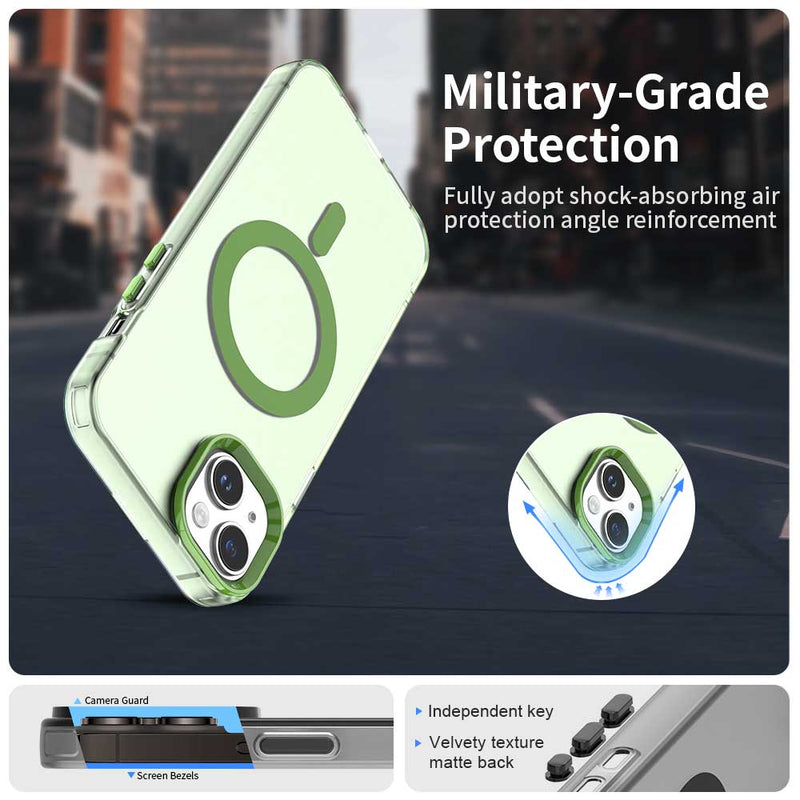 Phone Case for iPhone 14 Plus, Compatible with Magsafe, Shockproof Magnetic Case Cover