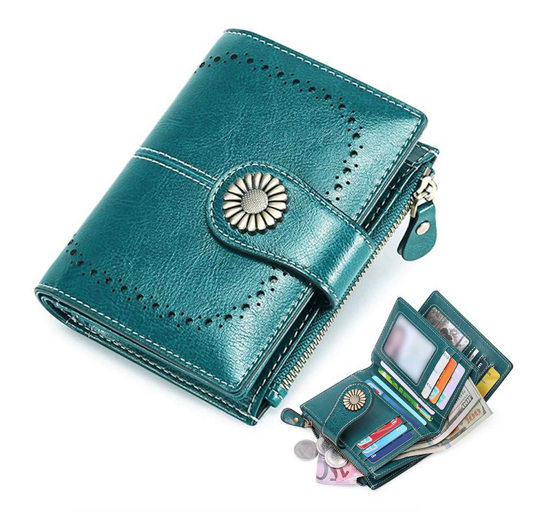 Fashion RFID Wallet Woman Clutch Credit Card Holder