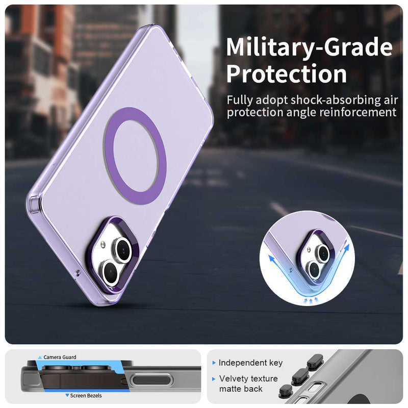 Phone Case for Samsung Galaxy A06 4G, Compatible with Magsafe, Shockproof Magnetic Case Cover