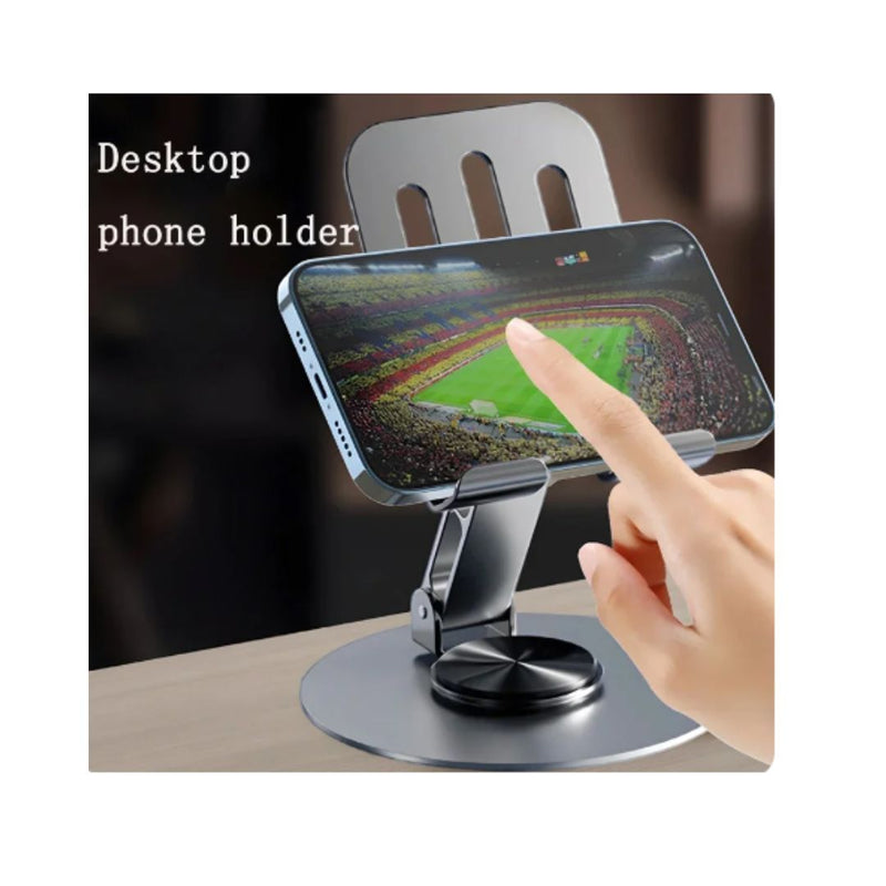 360 Degree Rotating Metal Mobile Phone Desktop Holder