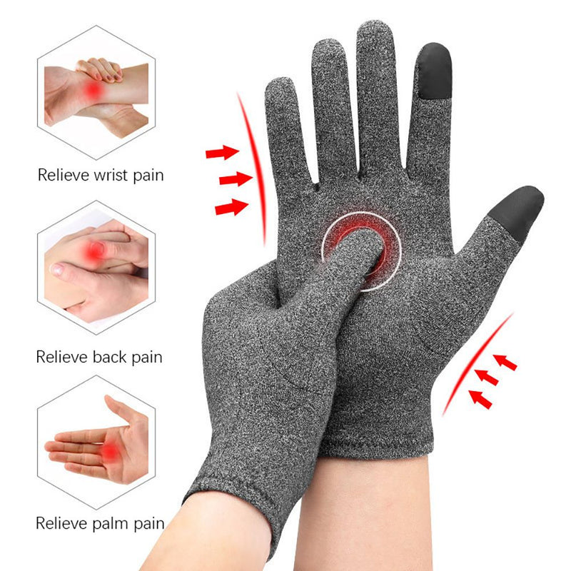 Arthritis Gloves Full Hand Pain Relief Gloves Touchscreen Gloves-Size L