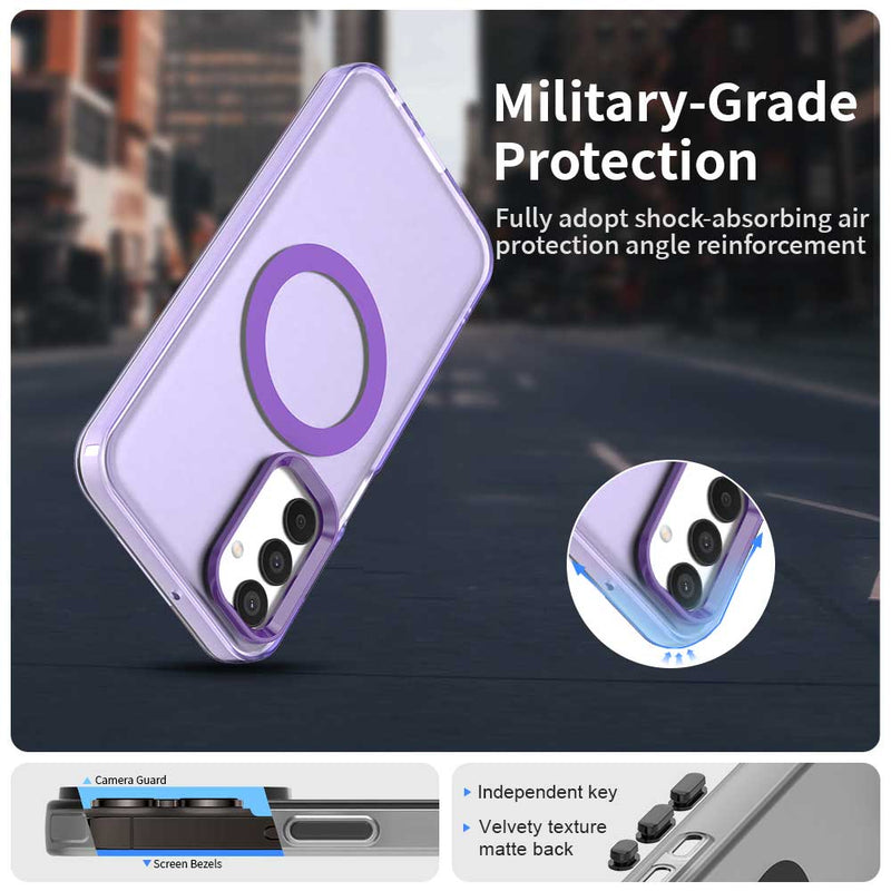 Phone Case for Samsung Galaxy F55 5G, Compatible with Magsafe,Shockproof Magnetic Case Cover