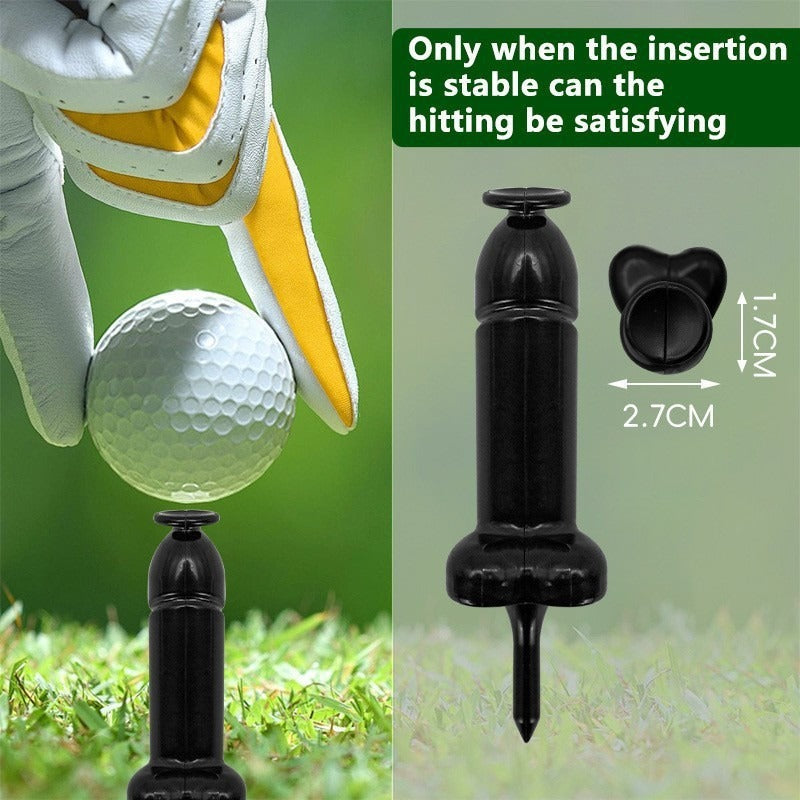 Funny Golf Spikes | Novelty Golf Tee Holder, Plastic Golf Ball Base for Prank