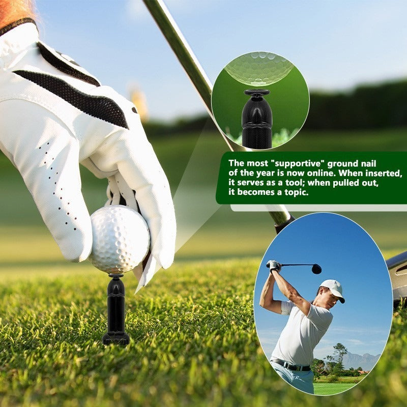 Funny Golf Spikes | Novelty Golf Tee Holder, Plastic Golf Ball Base for Prank