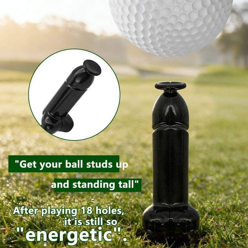 Funny Golf Spikes | Novelty Golf Tee Holder, Plastic Golf Ball Base for Prank