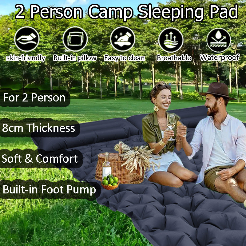Outdoor Extra Wide Sleeping Pad Mat Ultralight Folding Bed Car Travel Mat