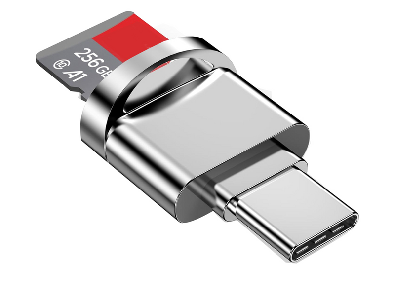 Micro-SD Card Reader Adapter, USB Type C to Micro-SD/TF Card Reader