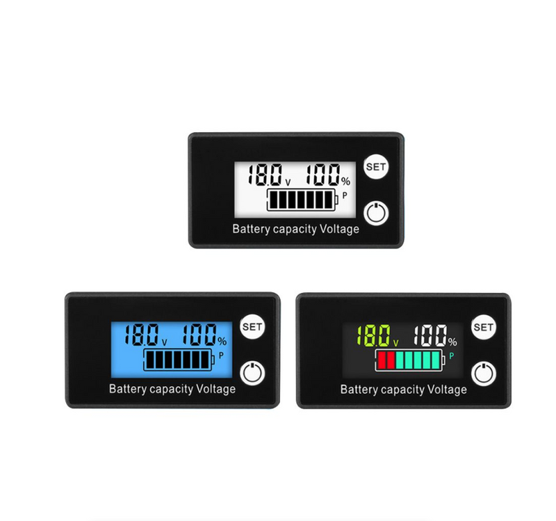 Battery Capacity Indicator Lead Acid Lithium LiFePO4 Car Motorcycle 6133A