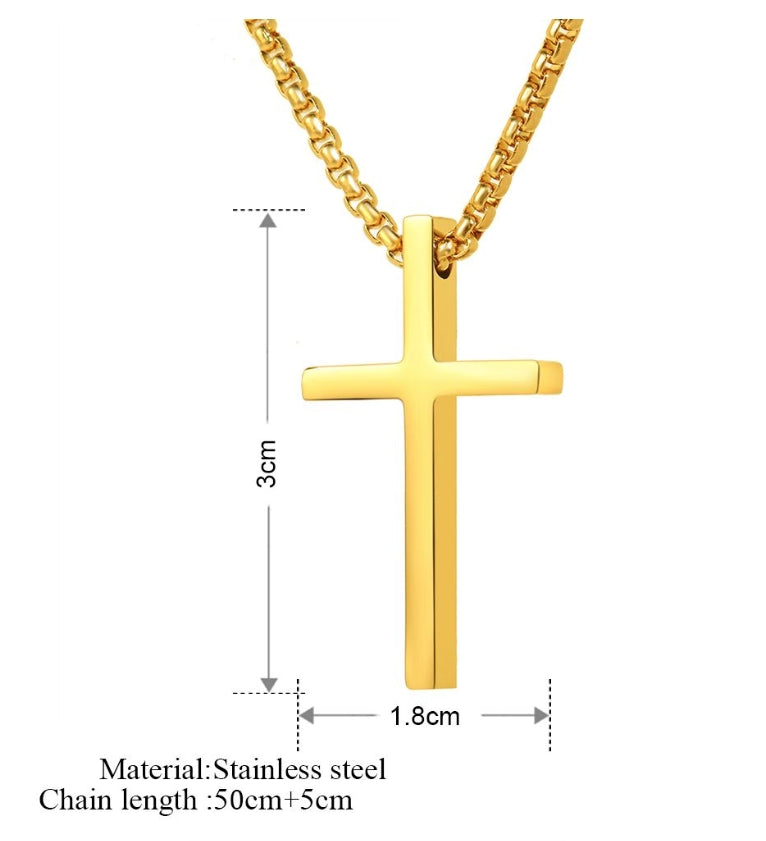 Cross Necklaces Pendants Male faith necklace cross charms