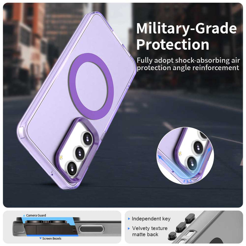 Phone Case for Samsung Galaxy S23, Compatible with Magsafe, Shockproof Magnetic Case Cover