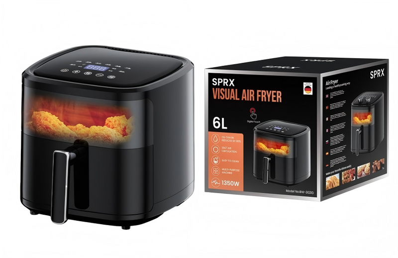 6L Air Fryer Large Capacity Modern Smart Cooking Machine Electric