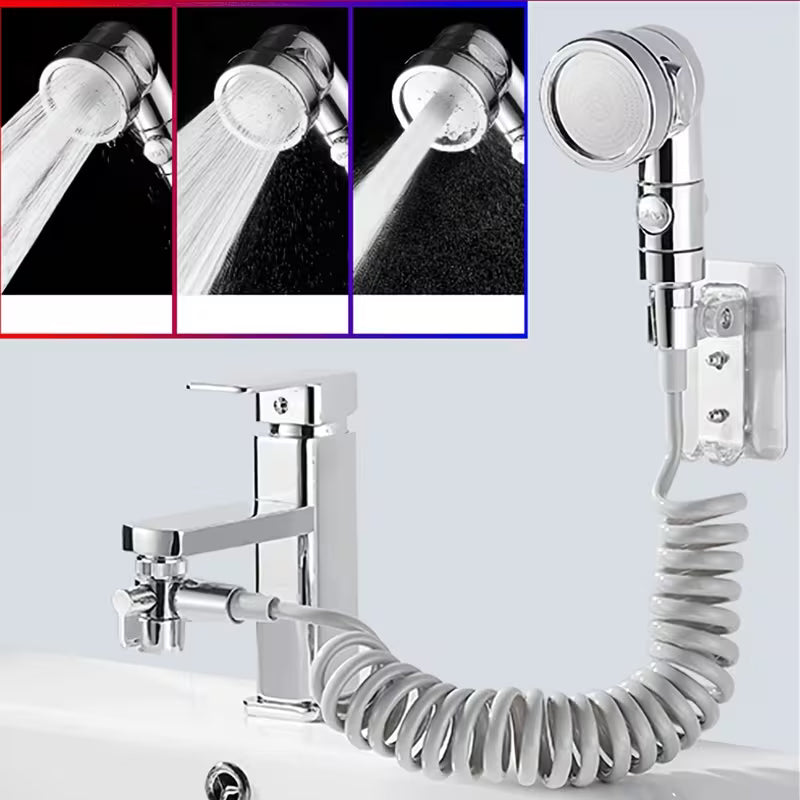 Handheld Sink Sprayer – 3-Mode Faucet Shower for Kids, Pets & Easy Cleaning