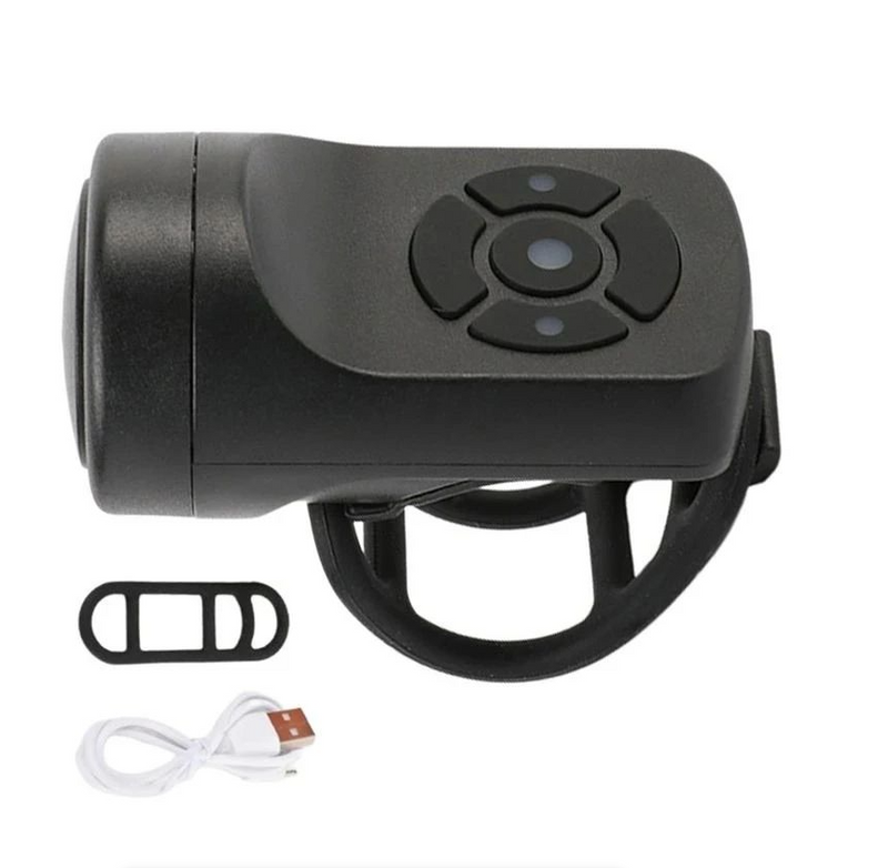 Bicycle Horn Electric Bike Bell 120DB Waterproof Bike Horn USB Rechargeable