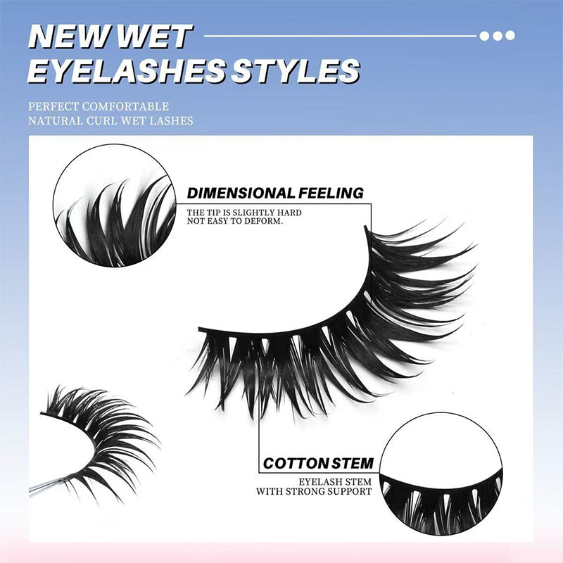 Reusable False Eyelashes – Cat-Eye & Fox-Eye Styles, Lightweight Design
