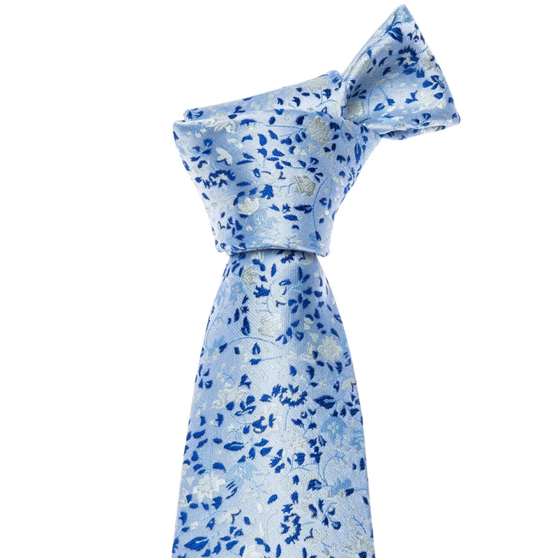 Luxury Men Tie Set Silk Wedding Business Necktie Handkerchief Cufflinks