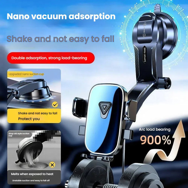 360 Cross-Border Car Phone Holder, Suction Cup Type, Car Support Frame