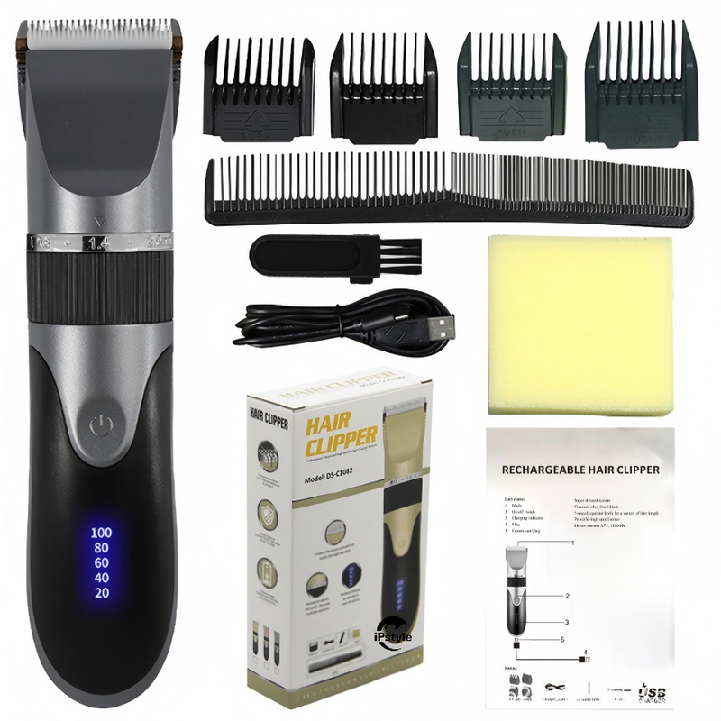 Hair Clipper Barber Beard Trimmer Ceramic Blade Hair Cutting