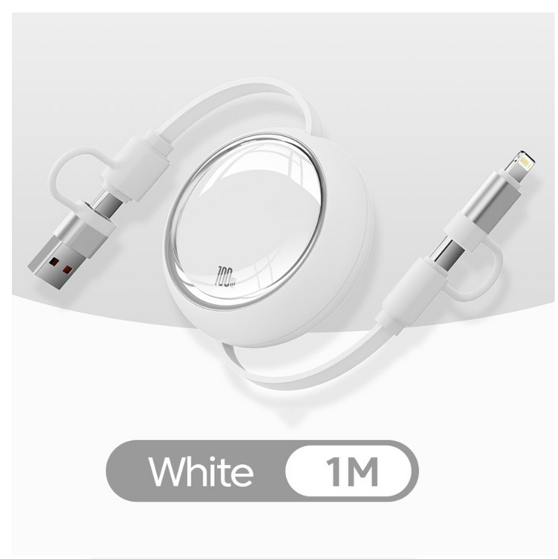 4 in 1 USB Super Fast Charge Cable Data Cable Compatible With Iphone