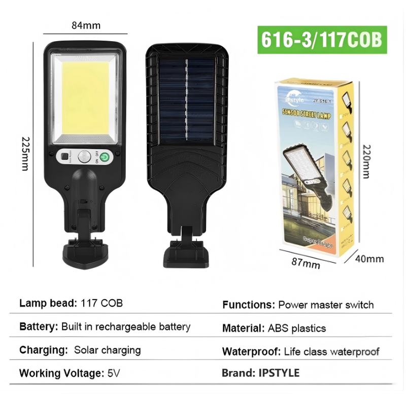 Solar Led Light Outdoor Lighting LED Garden Lights Big Solar Panel Lamps