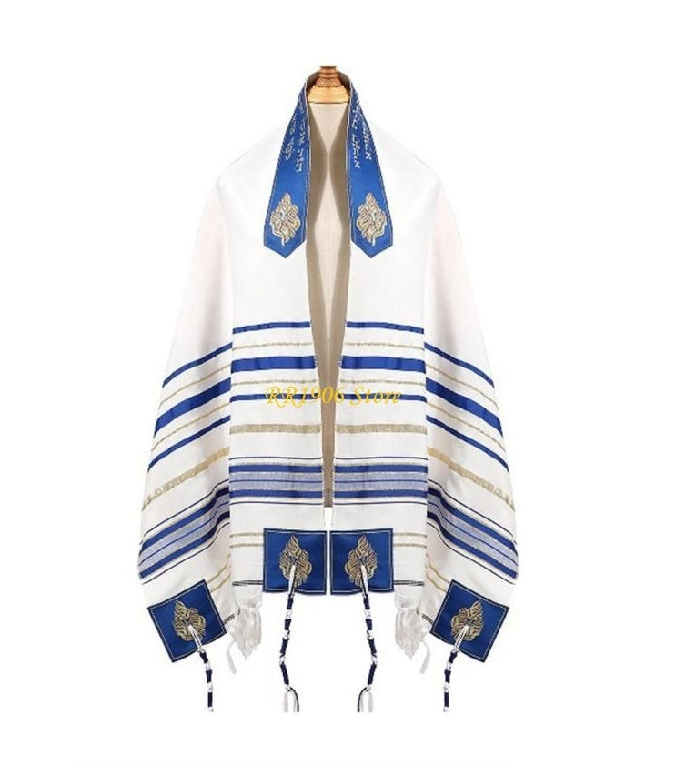 Ceremonial  Prayers Shawl Oversized Scarf Religious Practice