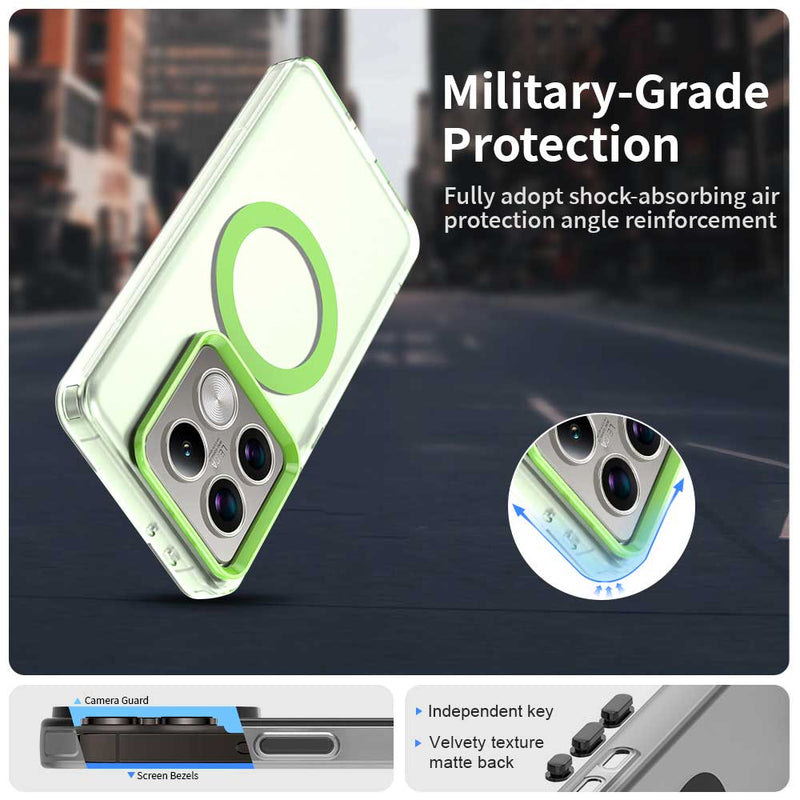 Phone Case for Xiaomi 14T Pro, Compatible with Magsafe,Shockproof Magnetic Case Cover