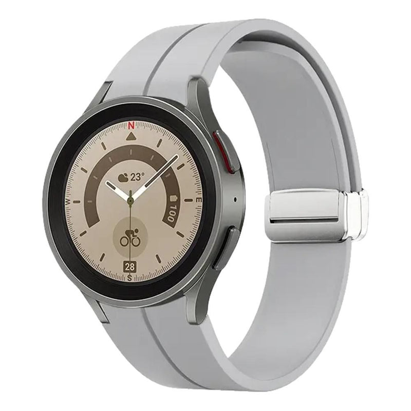 20mm Sil Magnetic Buckle Silicone Band compatible with Samsung Galaxy Watch