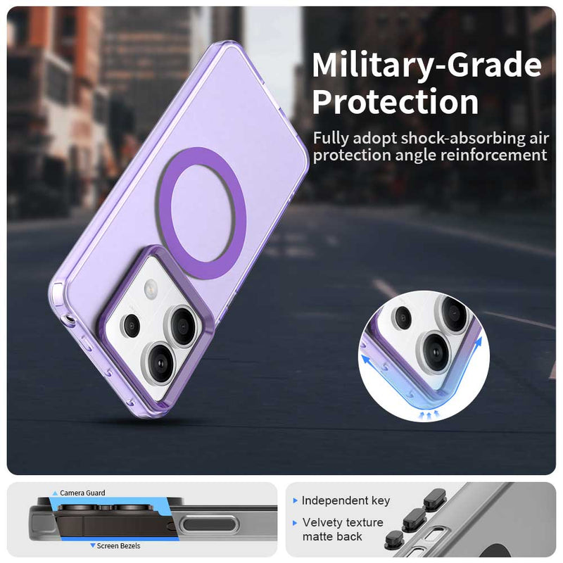 Phone Case for Xiaomi Redmi Note 13 Pro 5G, Compatible with Magsafe,Shockproof Magnetic Case Cover