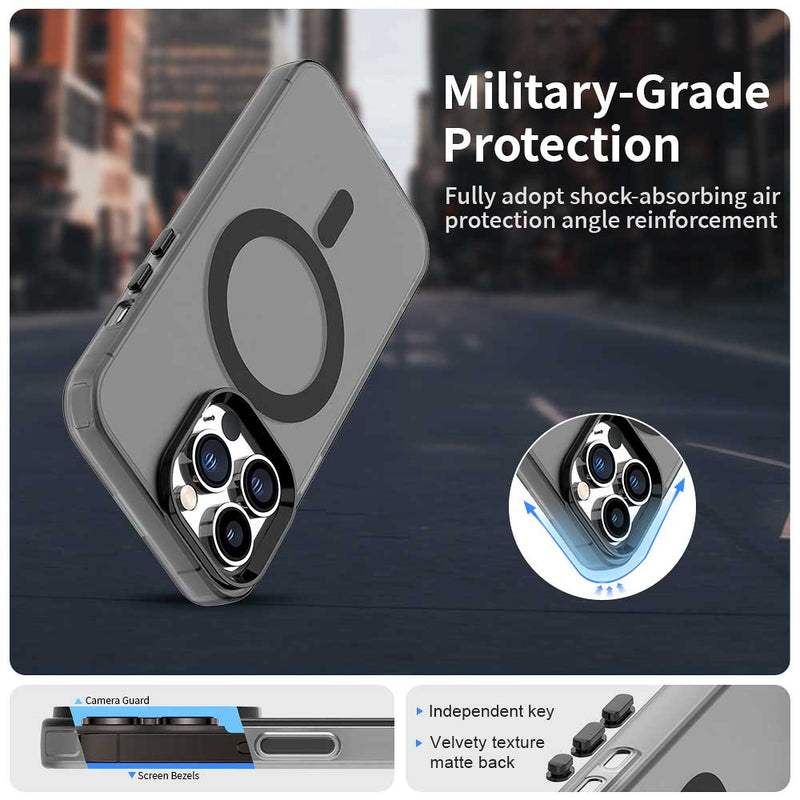 Phone Case for iPhone 13 Pro, Compatible with Magsafe, Shockproof Magnetic Case Cover