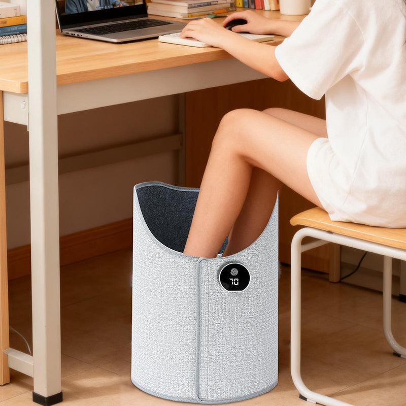 IPSTYLE Silent Foldable Leg Warmer Pro - Under Desk Electric Foot Heater