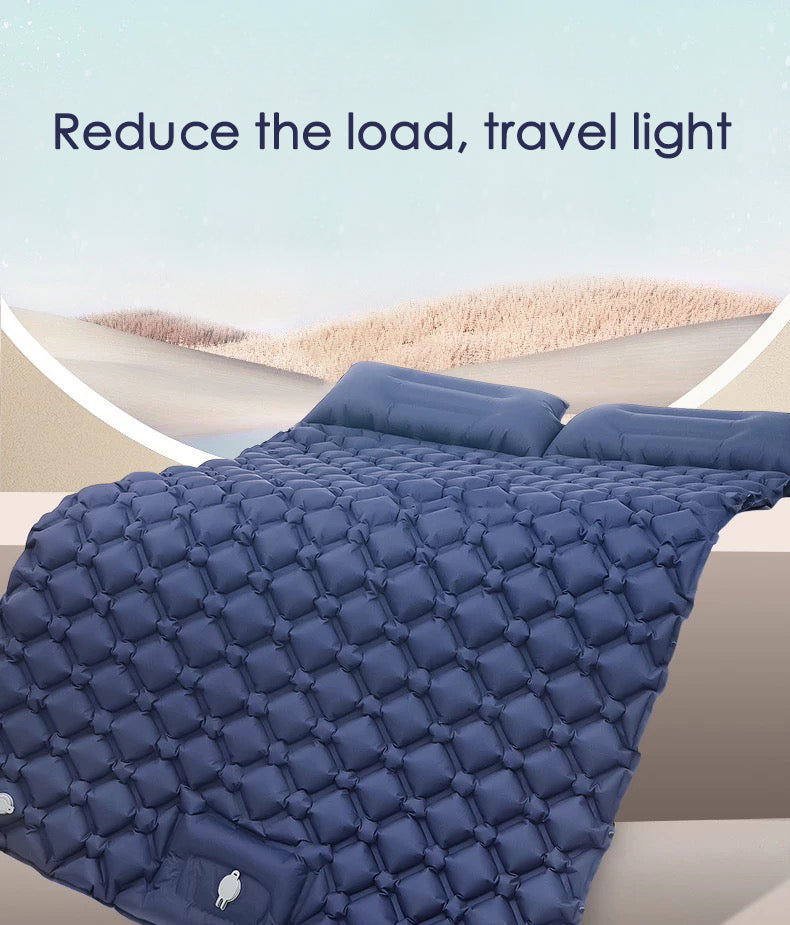 Outdoor Extra Wide Sleeping Pad Mat Ultralight Folding Bed Car Travel Mat