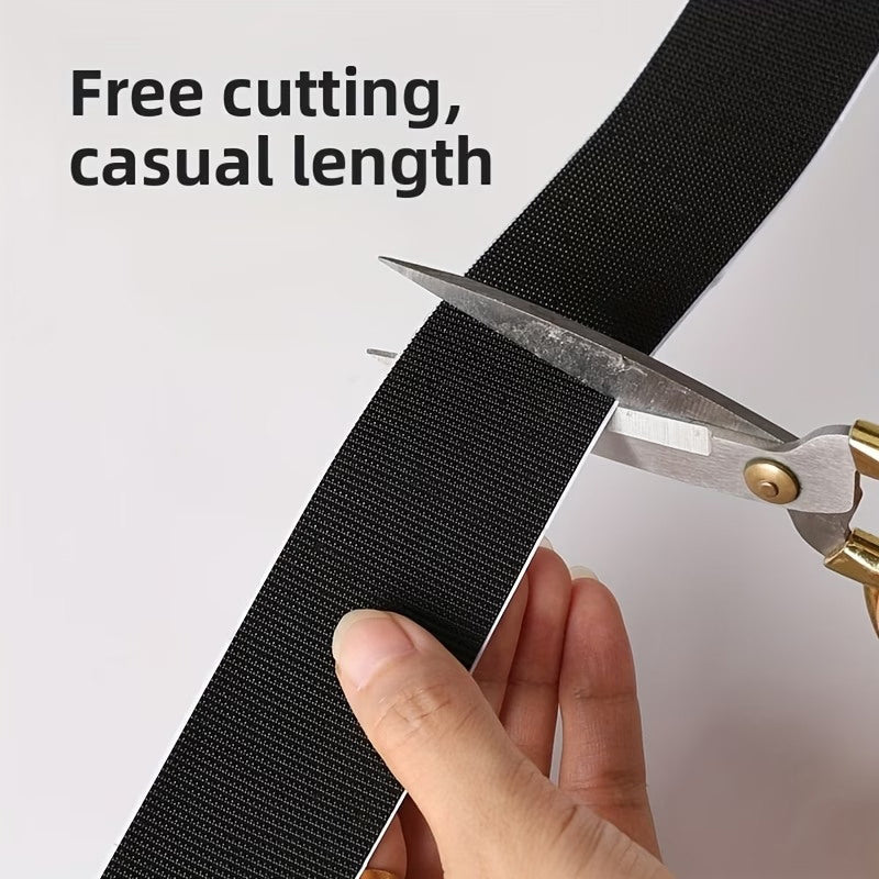 Self-Adhesive Nano Tape | 3M x 2CM Black/White Strong Sticky Tape 1 Rolls