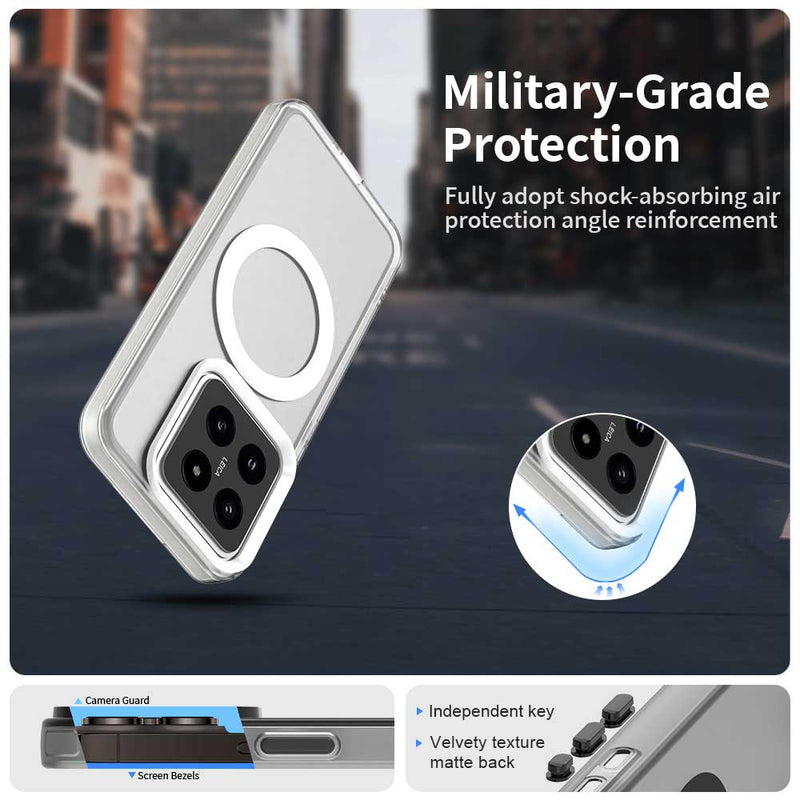 Phone Case for Xiaomi 14 Pro, Compatible with Magsafe,Shockproof Magnetic Case Cover