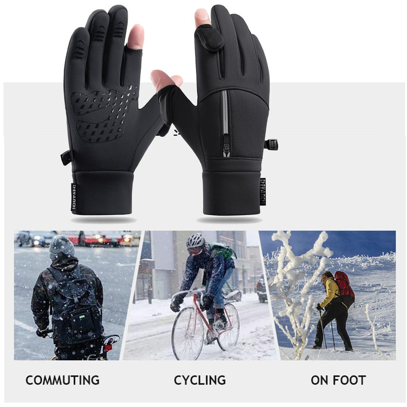 Winter Gloves Cycling Gloves Anti-Slip Touch Screen Windproof Windproof
