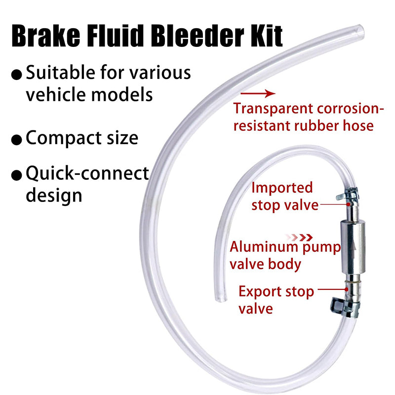 Motorcycle Brake Bleeder Hose, Hydraulic Brake Oil Extractor & Fuel Transfer Tool