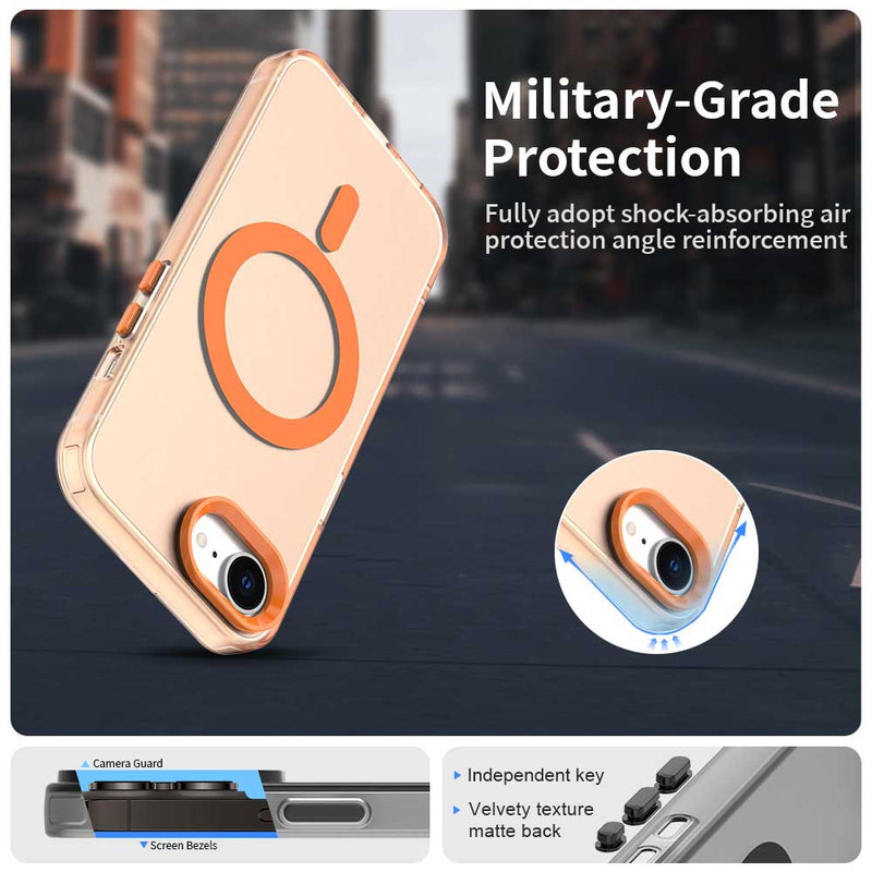 Phone Case for iPhone 17e, Compatible with Magsafe,Shockproof Magnetic Case Cover