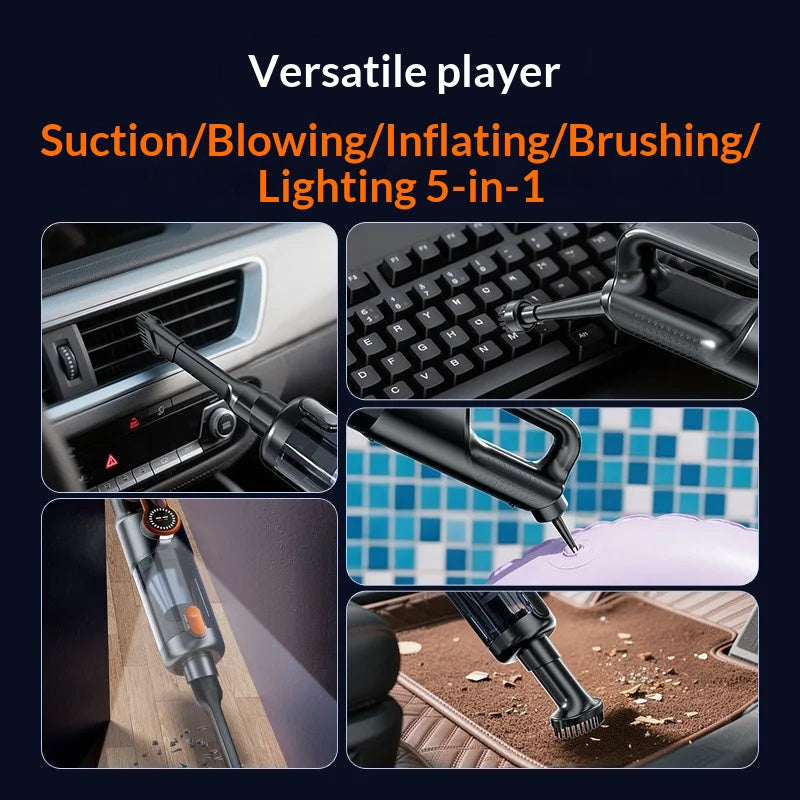 IPSTYLE Car Vacuum Cleaner Wireless One-button Dust Dump High-power Portable Vacuum Cleaner