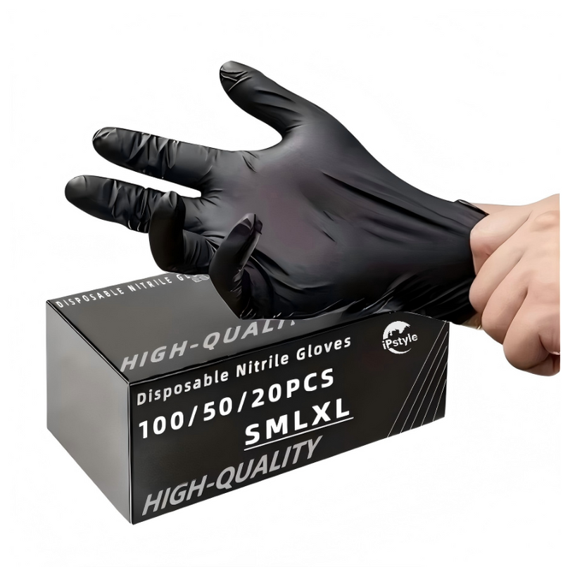 Heavy Duty Disposable Nitrile Gloves 8Mil Extra Thick Mechanic Glove